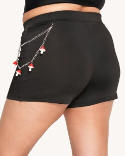 Good Mood Mushroom Shorts -iHeartRaves Shop Good Mood Mushroom Shorts New C1 Back
