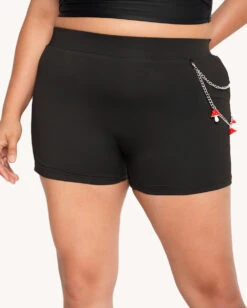 Good Mood Mushroom Shorts -iHeartRaves Shop Good Mood Mushroom Shorts New C1 Front