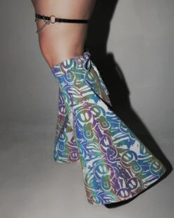 Happy Hour White Reflective Sleeve & Boot Cover Set -iHeartRaves Shop Happy Hour White Reflective Sleeve Boot Cover Set C1 Reflective