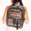 Happy Place Clear Backpack 1 Happy Place Clear Backpack -iHeartRaves Shop Happy Place Transparent Backpack Black