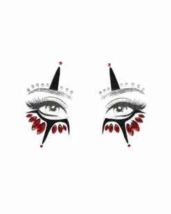 Harlequin Tears Face Gems