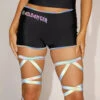 Headbanger BB Rainbow Reflective Shorts -iHeartRaves Shop Headbanger BB Rainbow Reflective Short Reflective