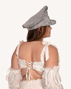 Heaven's Forever Floral Shoulder Tie Top With Sleeves -iHeartRaves Shop Heaven s Forever Floral Shoulder Tie Top C1 Back