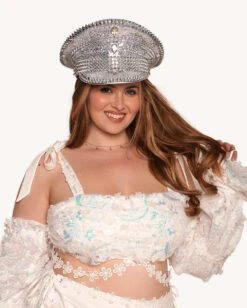 Heaven's Forever Floral Shoulder Tie Top With Sleeves -iHeartRaves Shop Heaven s Forever Floral Shoulder Tie Top C1 Front