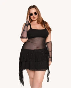 Holo Star Dress 13 Holo Star Dress -iHeartRaves Shop Holo Star Dress C1 Front