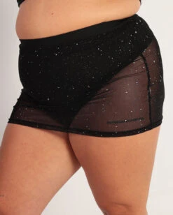 Holo Star Mini Skirt -iHeartRaves Shop Holo Star Mini Skirt C1 Side