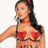 Hopeless Romantic Festival Bra -iHeartRaves Shop HopelessRomanticCarnivalBra Front