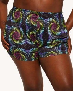 Hypno Relaxed Shorts -iHeartRaves Shop Hypno Relaxed Short C1 Front