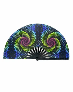 Hypno UV Reactive Hand Fan