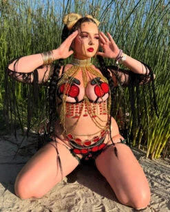 Cherry Bomb Festival Bottoms -iHeartRaves Shop IMG 4223