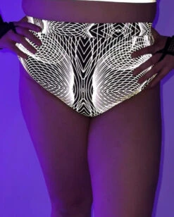 Flashbang Matrix Reflective Booty Shorts 16 Flashbang Matrix Reflective Booty Shorts -iHeartRaves Shop IMG 48CA0B789C04 1 1