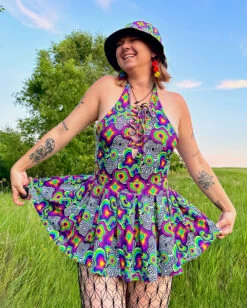 Leblunt X IHR Love Vortex Skirt -iHeartRaves Shop IMG 5533 835609bd 100b 42b9 9454 81566a5baeab