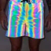 Rainbow Frequency Men's Reflective Shorts -iHeartRaves Shop IMG 7865 bcd8bab9 b5ce 4faf 837b e5a921317263