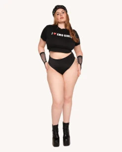 I Love Emo Girls Crop Top -iHeartRaves Shop I Love Emo Girls Crop Top C1 Full