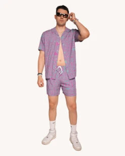 Infinite Awareness Camp Shorts -iHeartRaves Shop Infinite Awareness Camp Shirt Full