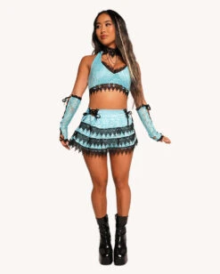 Jami Jones X IHR Lace Me Up Skirt -iHeartRaves Shop Jami Jones x iHR Lace Me Up Halter Top Full d374a687 b420 4df7 9a64 6fa23693195e