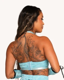 Jami Jones X IHR Lace Me Up O-Ring Top -iHeartRaves Shop Jami Jones x iHR Lace Me Up O Ring Top Back