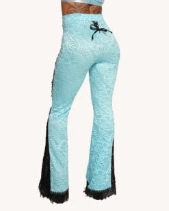 Jami Jones X IHR Lace Me Up Pants -iHeartRaves Shop Jami Jones x iHR Lace Me Up Pants Back
