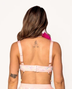 Katie Kayyyy X IHR Pastel Prism Top -iHeartRaves Shop Katie Kayy x iHR Pastel Prism Top Baby Pink Updated Back