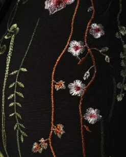 Lace Flowerfields Stretch Pixie Hem Top -iHeartRaves Shop Lace Flowerfields Pixie Hem Top Detail