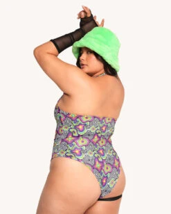 Leblunt X IHR Love Vortex Bodysuit -iHeartRaves Shop Leblunt x iHR Love Vortex Bodysuit C1 Back