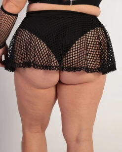 Lethal Obsession Fishnet Mini Skater Skirt -iHeartRaves Shop Lethal Obsession Fishnet Mini Skater Skirt C1 Back f5a22c3c cf3e 494c 990e 835615385a07