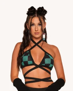 Demon's Mercy Mesh Wrap Around Top