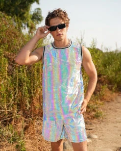 Reckless Men's Reflective Shorts -iHeartRaves Shop LostLands20258676 cb45d7b5 1bdf 45b1 906d 84a4f820d13e