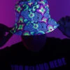 Leblunt X IHR Love Vortex Reversible Bucket Hat With Stash Pocket -iHeartRaves Shop Love Vortex Reversible Stash Bucket Hat UV