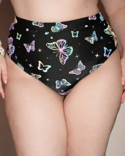 Lucid Flight Rainbow Reflective Shorts -iHeartRaves Shop Lucid Flight Rainbow Reflective Shorts C1 UV