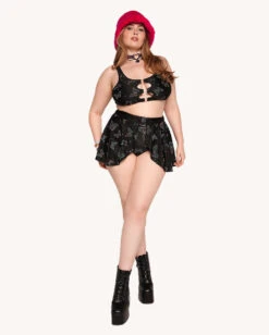 Lucid Flight Rainbow Reflective Shorts -iHeartRaves Shop Lucid Flight Rainbow Reflective Top C1 Full 2