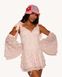 Magic In You Floral Dress With Sleeves