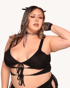 Make Up Or Break Up Lace Top -iHeartRaves Shop Make Up or Break Up Lace Top Front C1 Front