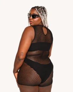 Midnight Drop Romper -iHeartRaves Shop Midnight Drop Romper C1 Back