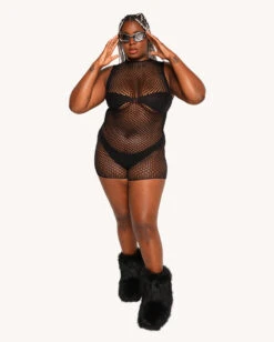 Midnight Drop Romper -iHeartRaves Shop Midnight Drop Romper C1 Full