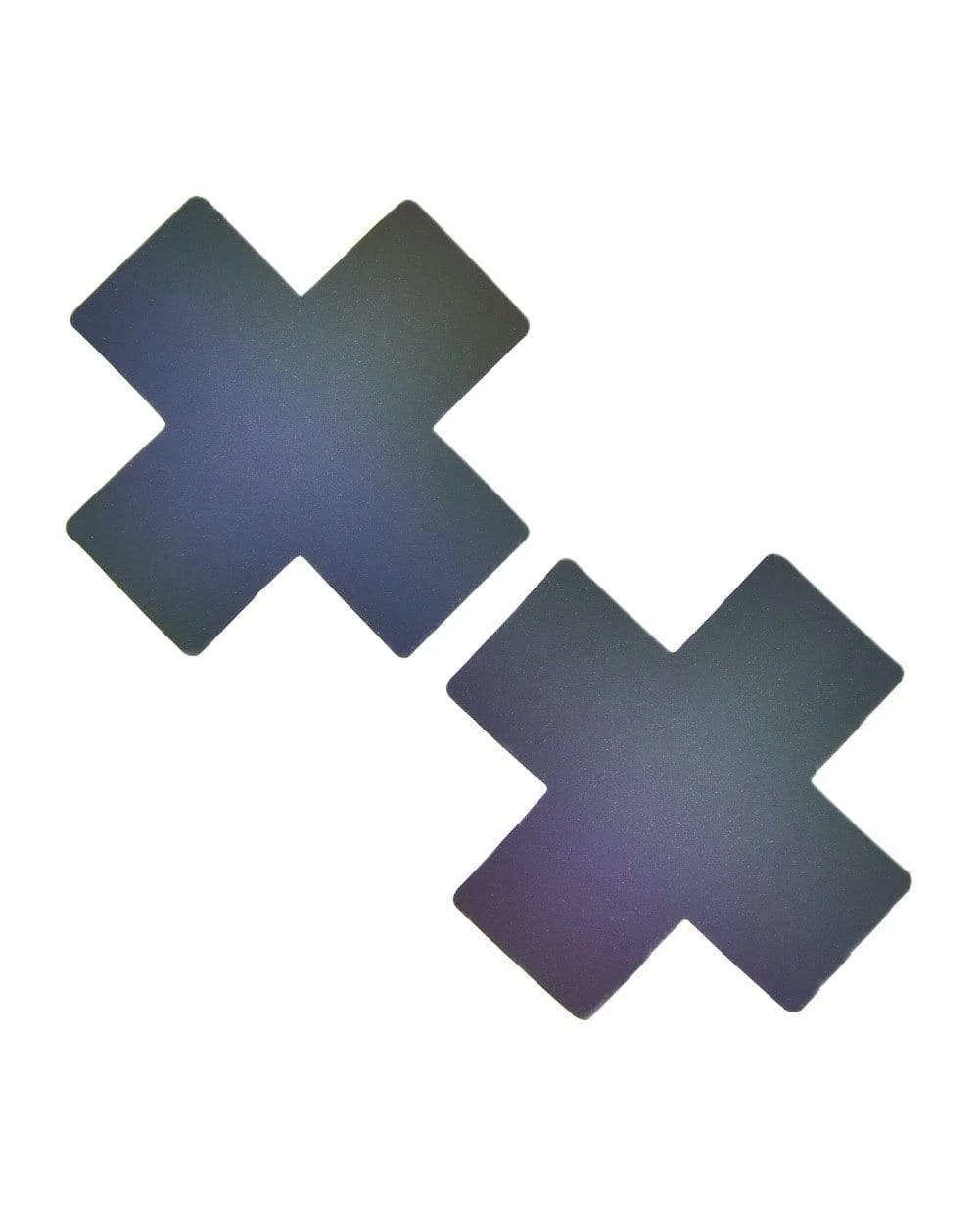 Neva Nude Reflective Cross Pasties 3 Neva Nude Reflective Cross Pasties