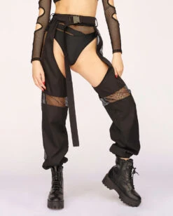 Nocturnal Nature Fishnet Chaps