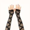 Nocturne Fishnet Gloves -iHeartRaves Shop NocturneFishnetGloves Black