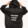 Not A Phase Zip Up Hoodie 2 Not A Phase Zip Up Hoodie -iHeartRaves Shop Not A Phase Zip Up Hoodie Back