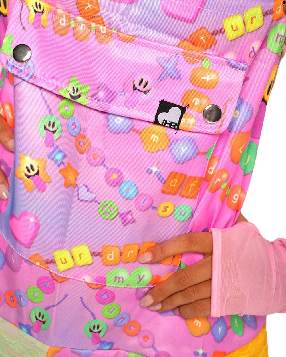 Pixxie Stixx X IHR Kandi Trip Overalls 7 Pixxie Stixx X IHR Kandi Trip Overalls - Image 5