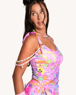 Pixxie Stixx X IHR Kandi Trip Top -iHeartRaves Shop Pixxie Stixx x iHR Kandi Trip Top Side 47629670 3d7e 462a 9809 c60fbaf8ec34