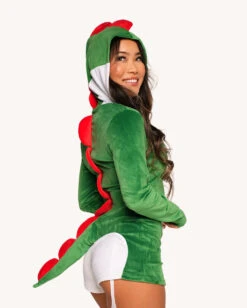 Power Up! Dino Costume -iHeartRaves Shop Power Up Dino Costume Back