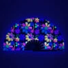 Psychodelic Daisy UV Reactive Hand Fan -iHeartRaves Shop PsychodelicDaisyUVReactiveHandFan2
