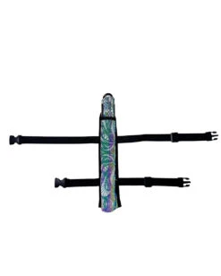 Pure Euphoria White Rainbow Reflective Fan Holster -iHeartRaves Shop PureEuphoriaWhiteRainbowReflectiveFanHolster2