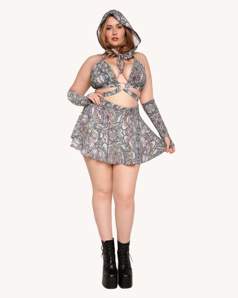 Pure Euphoria White Rainbow Reflective O-Ring Top 12 Pure Euphoria White Rainbow Reflective O-Ring Top - Image 10