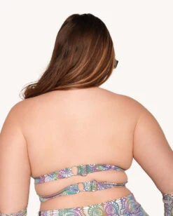 Pure Euphoria White Rainbow Reflective O-Ring Top 19 Pure Euphoria White Rainbow Reflective O-Ring Top -iHeartRaves Shop Pure Euphoria White Rainbow Reflective O Ring Top C1 Back