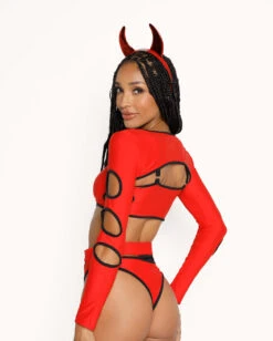 Pure Temptation Ultra Crop Top -iHeartRaves Shop Pure Temptation Ultra Crop Top Back