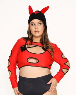 Pure Temptation Ultra Crop Top -iHeartRaves Shop Pure Temptation Ultra Crop Top C1 Front