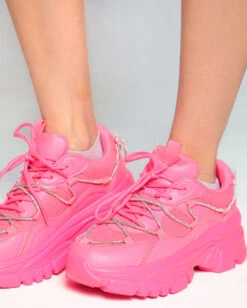 Quantum Leap Platform Sneakers -iHeartRaves Shop Quantum Leap Platform Sneakers Detail