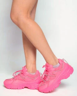 Quantum Leap Platform Sneakers -iHeartRaves Shop Quantum Leap Platform Sneakers Side